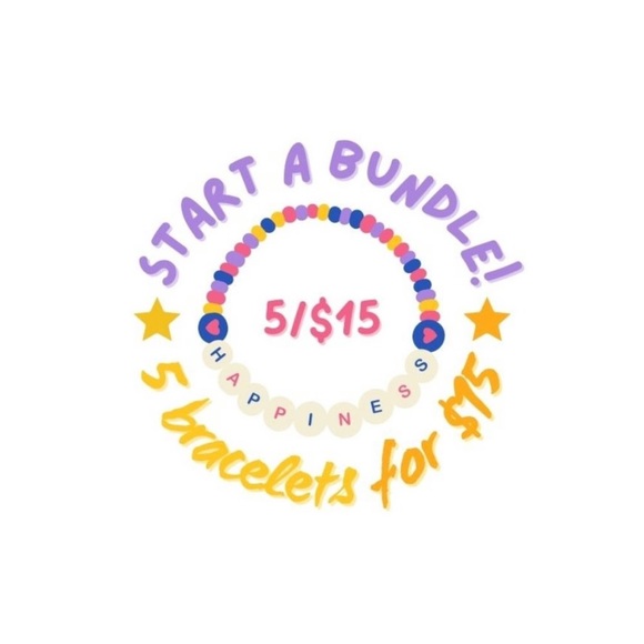 stuck with u ~ ariana grande handmade bracelet - Picture 2 of 2